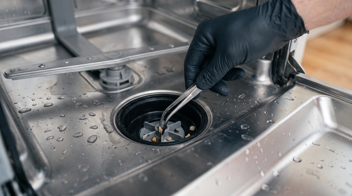 Clearing Standing Water and Blocked Drain Pump in Dishwasher in Sharjah