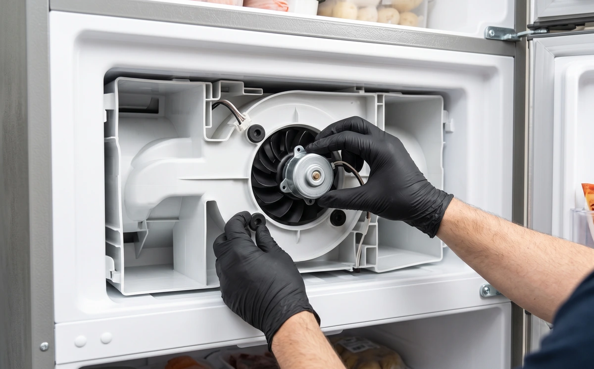 Replacing Brushless Evaporator Circulation Fan Motor in Sharjah